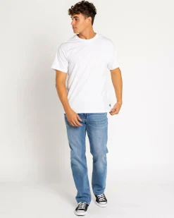 Billabong Premium Wave Wash T-Shirt White New