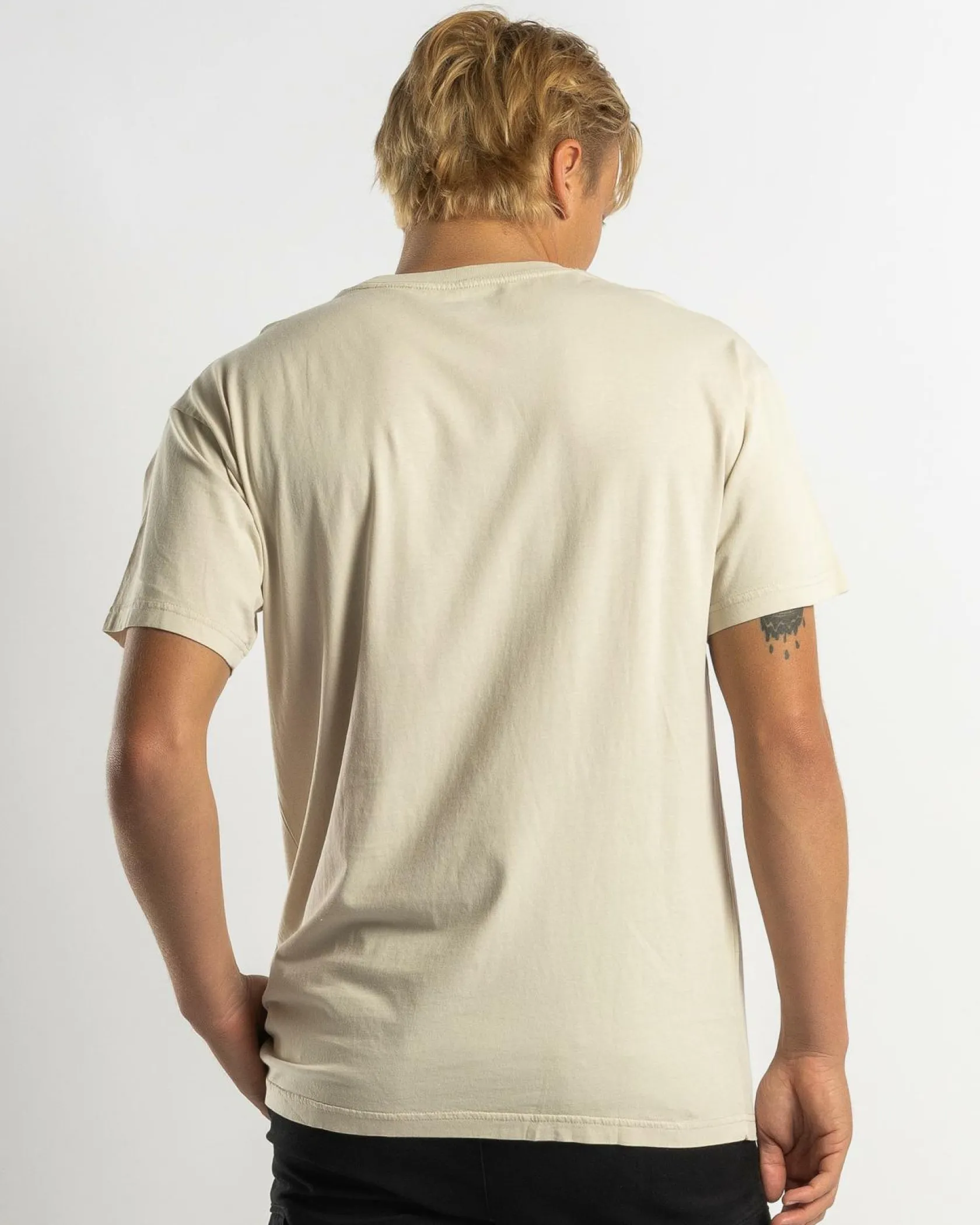 Billabong Premium Wave Wash T-Shirt Cream Clearance