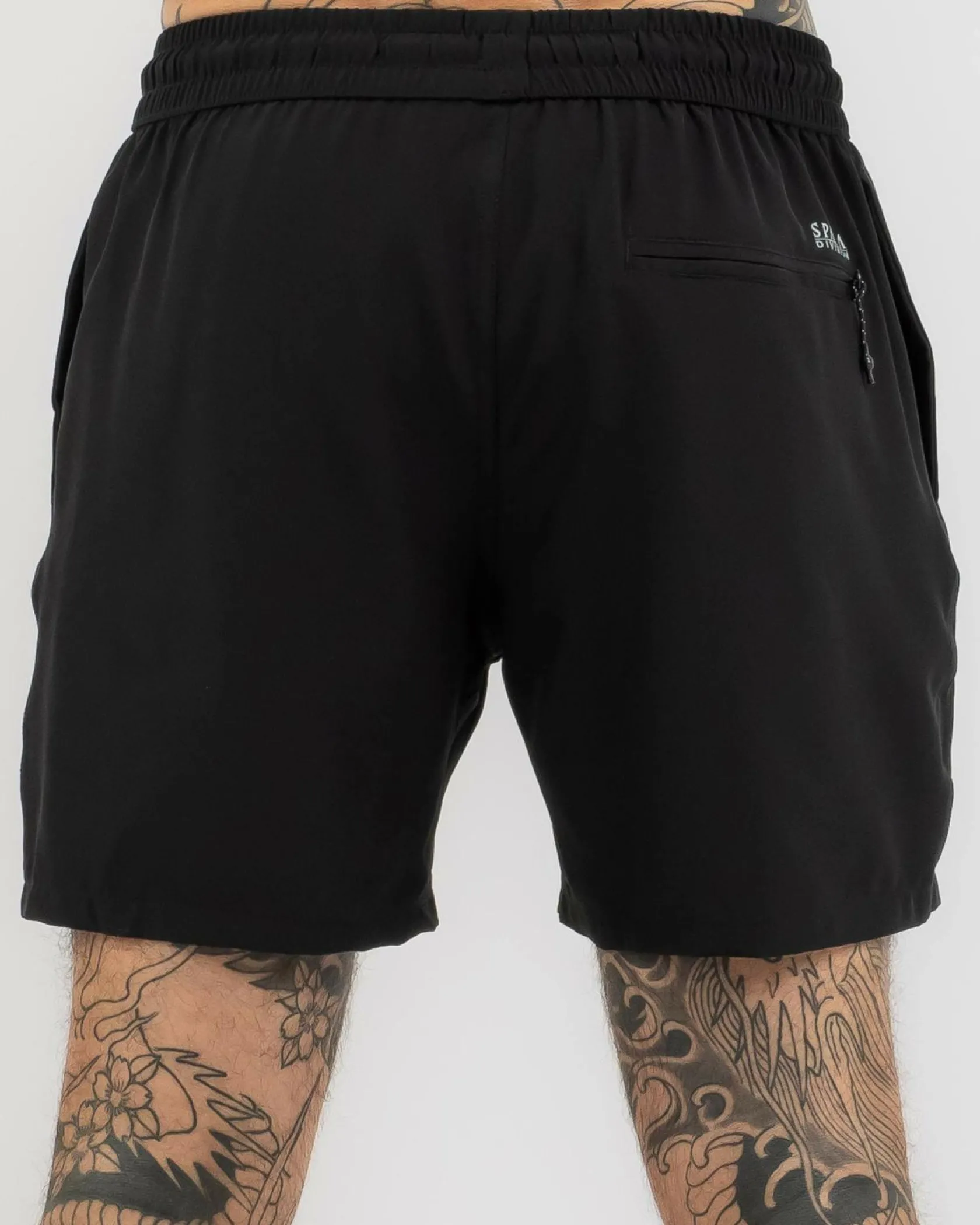 Sparta Prime Elastic Waist Shorts Black Best