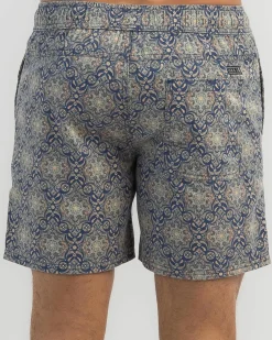 Lucid Prime Elastic Waist Shorts Navy Best