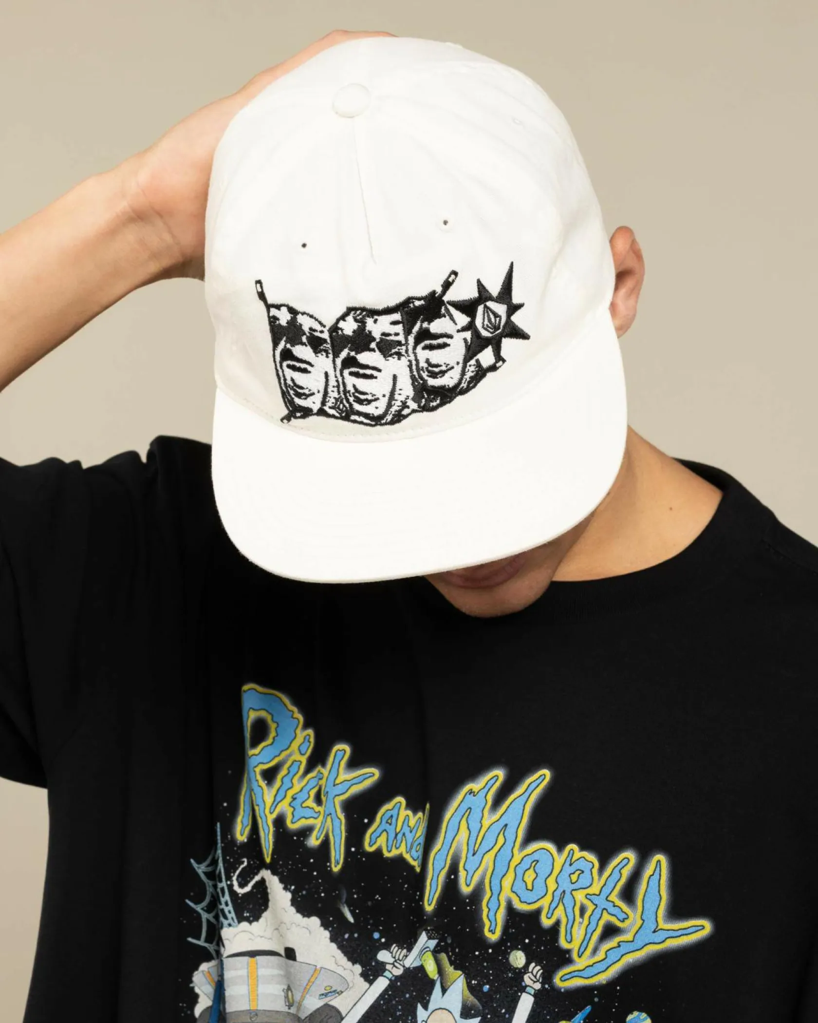 Volcom Product Of Japan Snapback Cap White Best