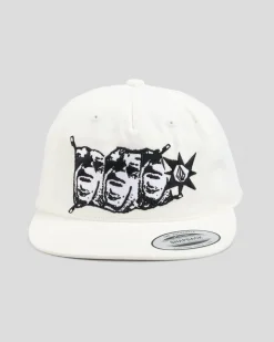 Volcom Product Of Japan Snapback Cap White Best