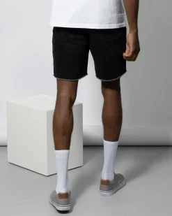 Lucid Project Denim Walk Shorts Black Discount