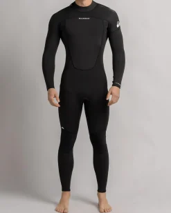 Quiksilver Prologue+ 3/2mm Back Zip Wetsuit Black Discount