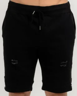 Lucid Promenade Walk Shorts Black Online
