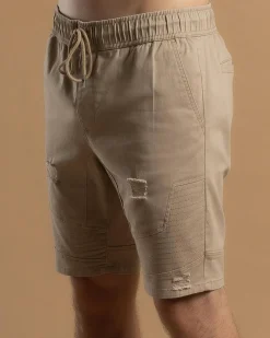 Lucid Promenade Walk Shorts Stone Sale