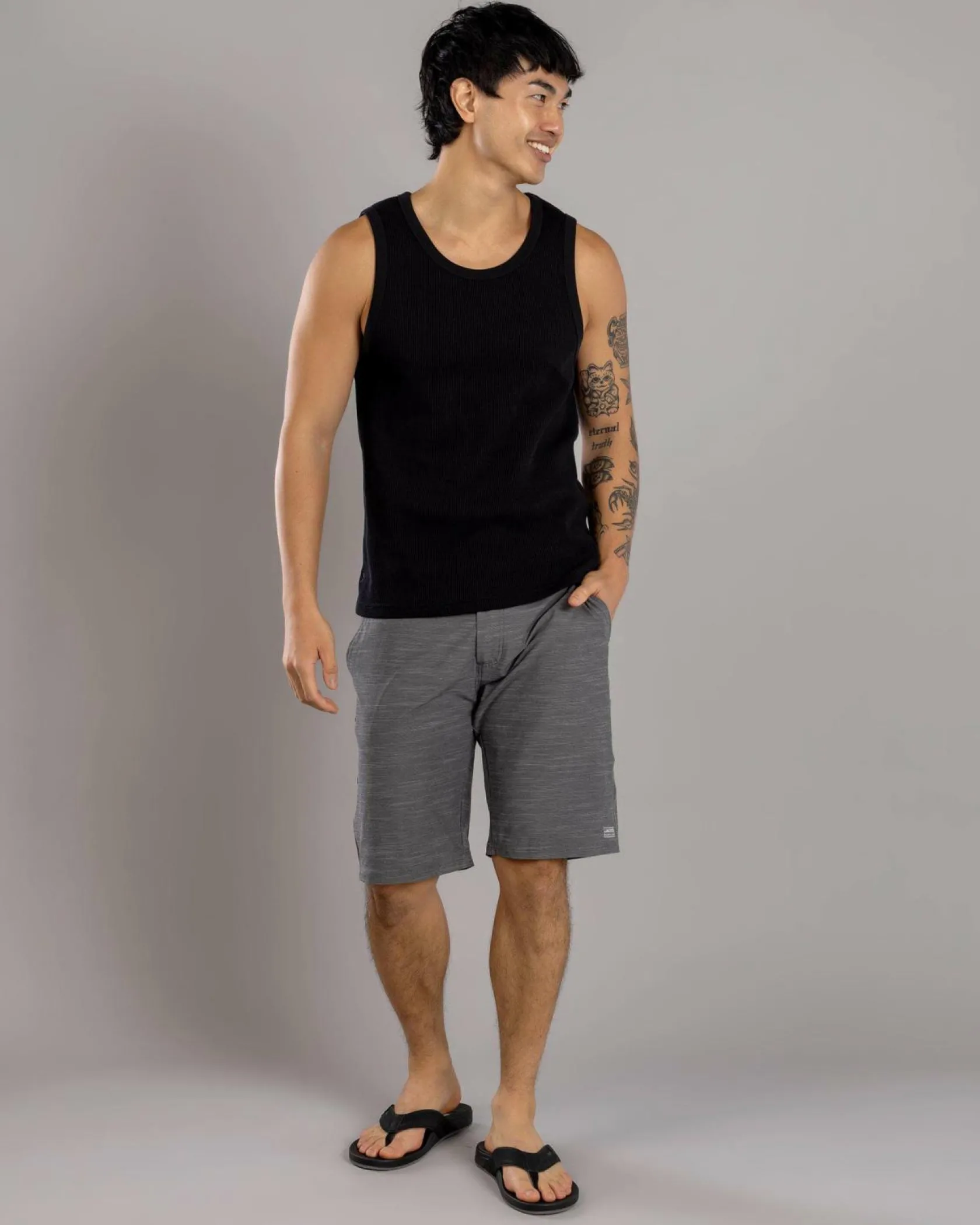 Jacks Protocol Hybrid Walk Shorts Grey New