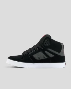 DC Shoes Pure High-Top WC Shoes Black/red/black