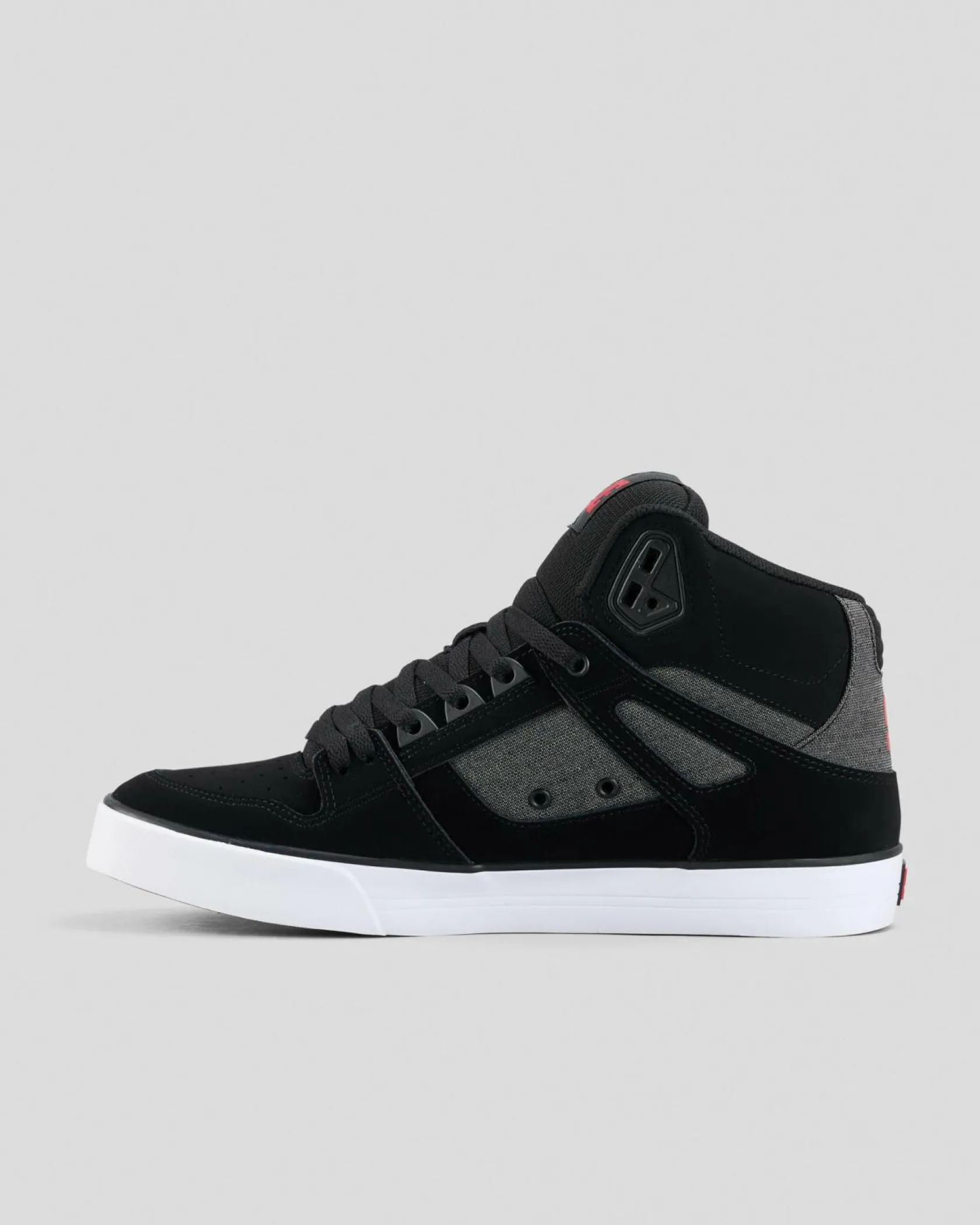 DC Shoes Pure High-Top WC Shoes Black/red/black