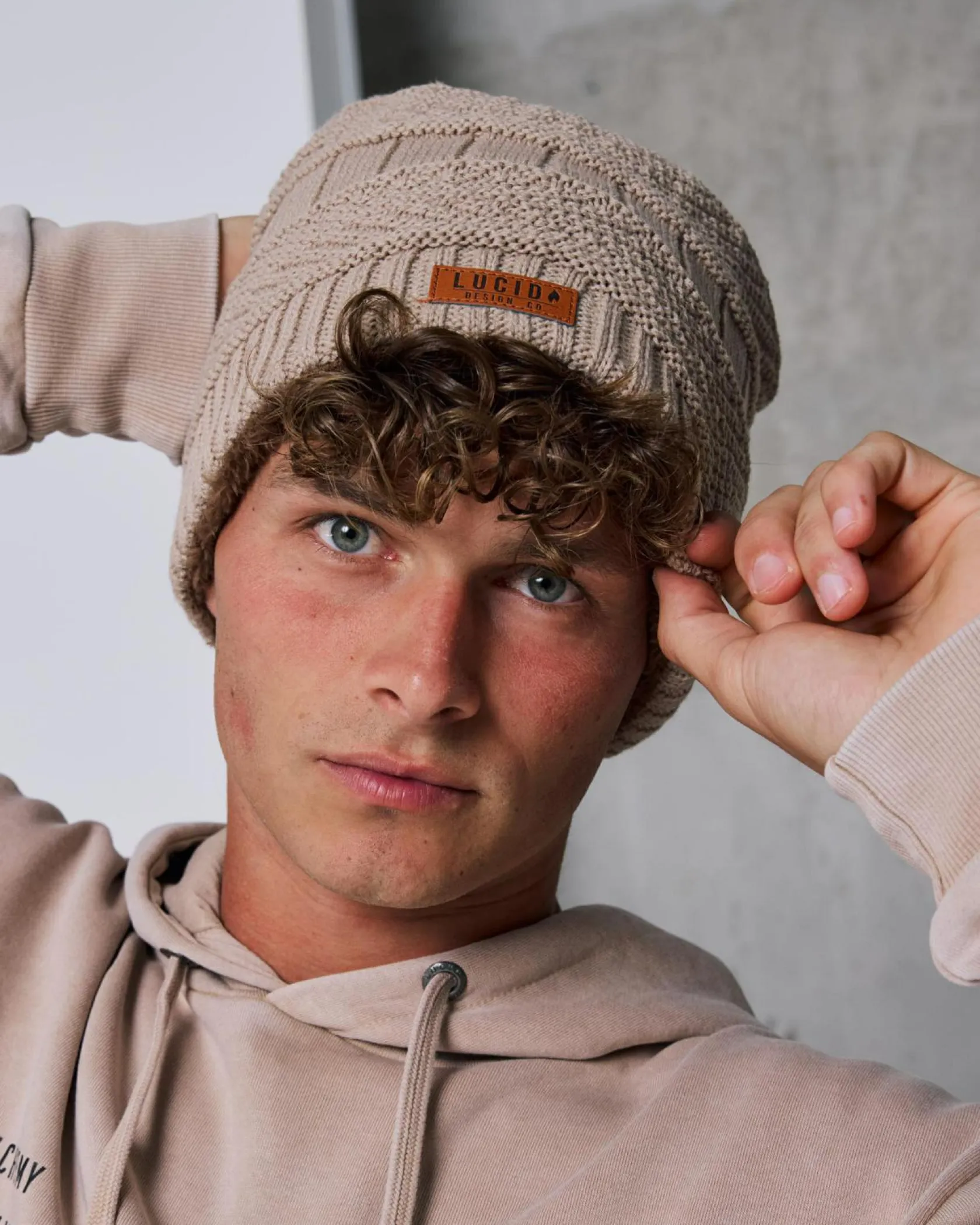 Lucid Pursuit Beanie Sand Sale