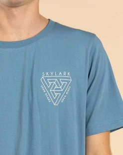 Skylark Quake Drift T-Shirt Blue Outlet