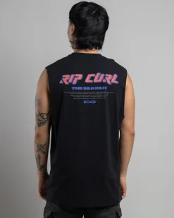 Rip Curl Quest Lock Up Muscle Tank Black Hot