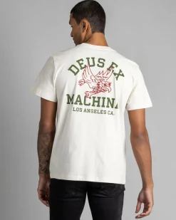 Deus Ex Machina Quickbeak T-Shirt Vintage White Discount