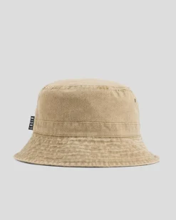 Lucid Radiate Bucket Hat Choc Brown/khaki Clearance