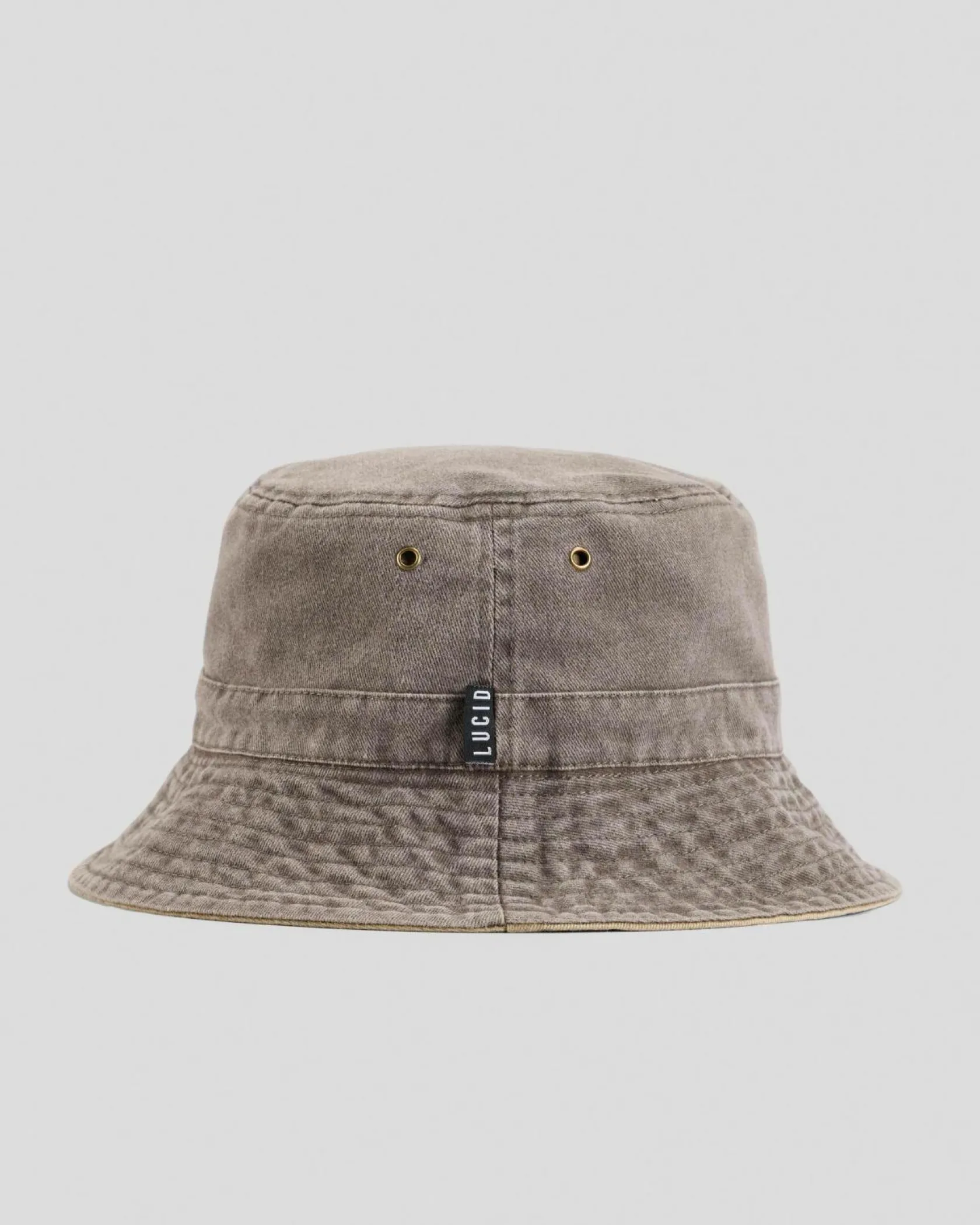 Lucid Radiate Bucket Hat Choc Brown/khaki Clearance