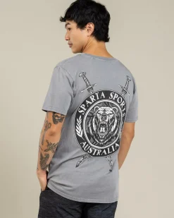 Sparta Rampart T-Shirt Lt Grey Acid Outlet
