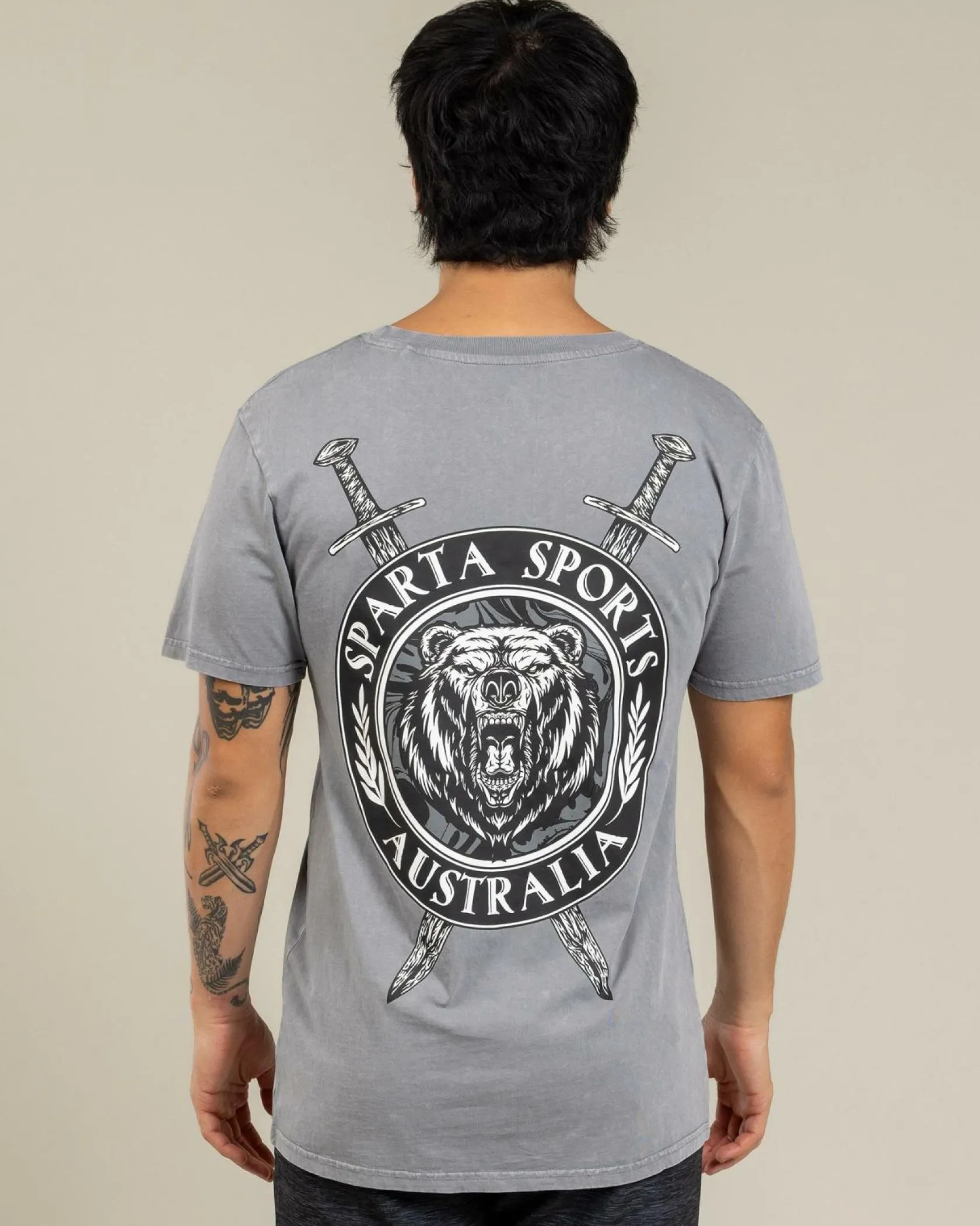 Sparta Rampart T-Shirt Lt Grey Acid Outlet