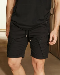 Lucid Ranked Walk Shorts Black Hot