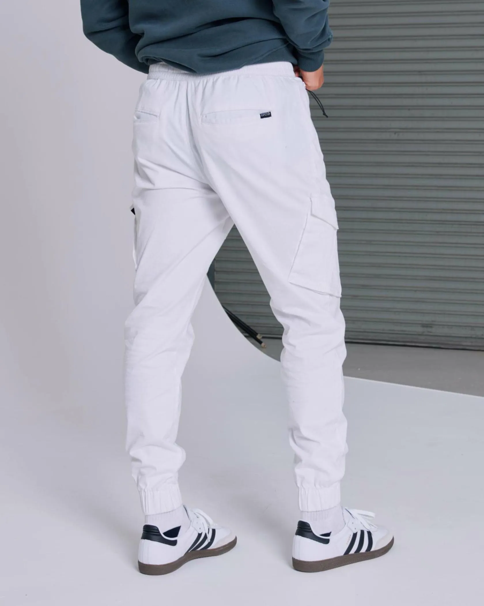 Lucid Ranking Jogger Pants White Hot