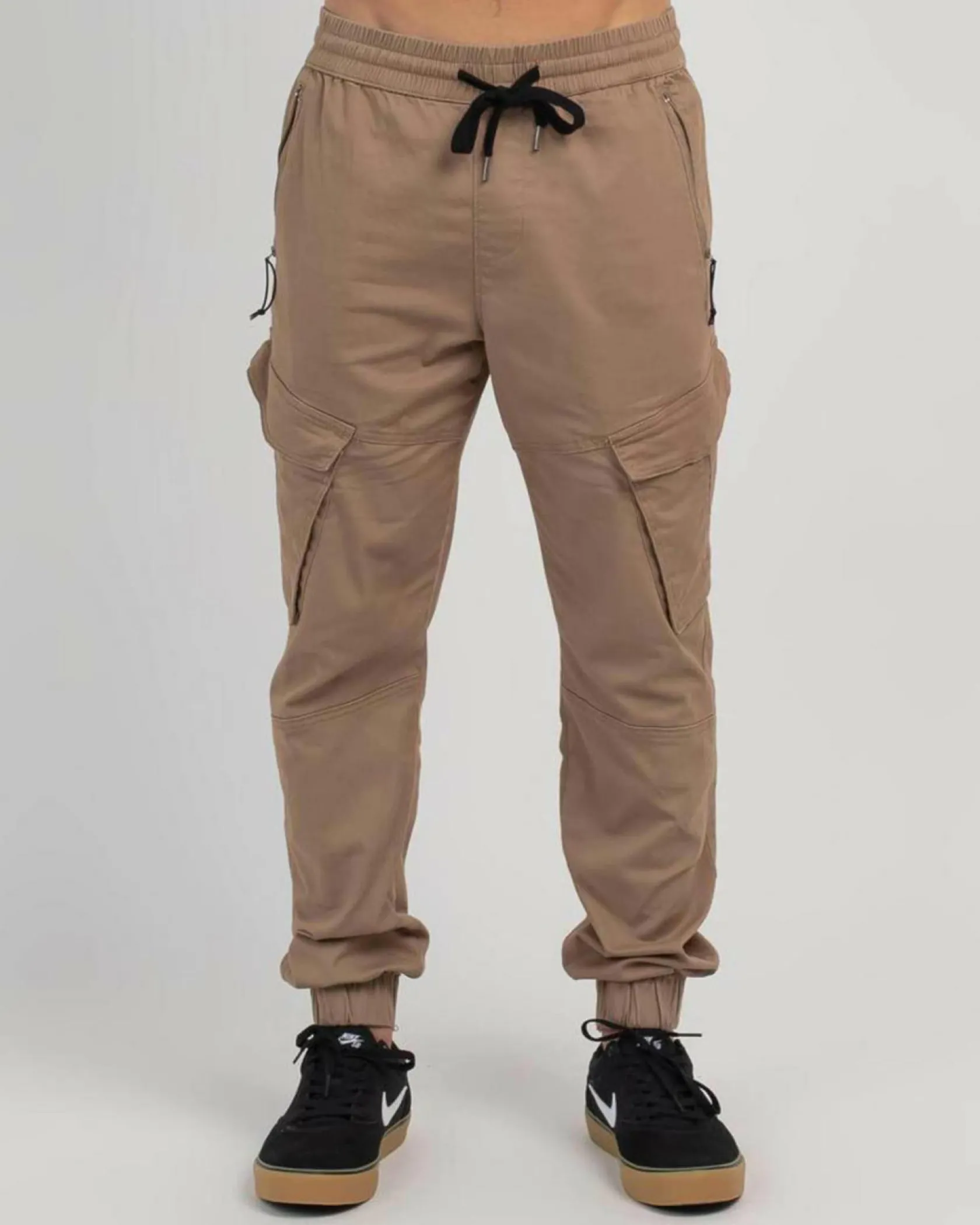 Lucid Ranking Jogger Pants Tan