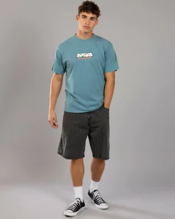 Rip Curl Raw Energy Bubble T-Shirt Storm Blue
