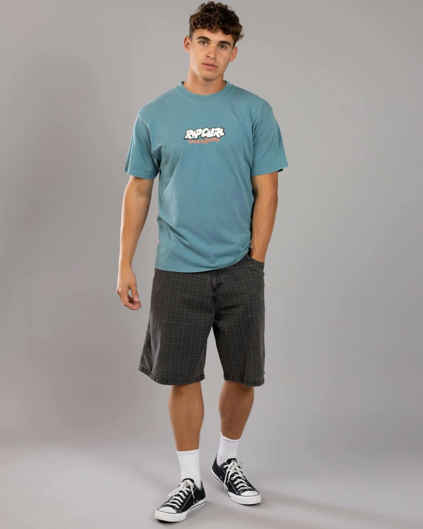 Rip Curl Raw Energy Bubble T-Shirt Storm Blue