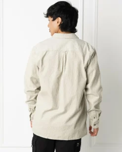 Rip Curl Raw Energy Cord Long Sleeve Shirt Bone Clearance