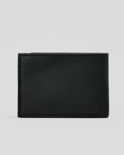 Rip Curl Raw Energy RFID Slim Leather Wallet Black New