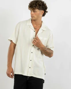 Rip Curl Raw Energy Stripe S/S Shirt Bone Clearance