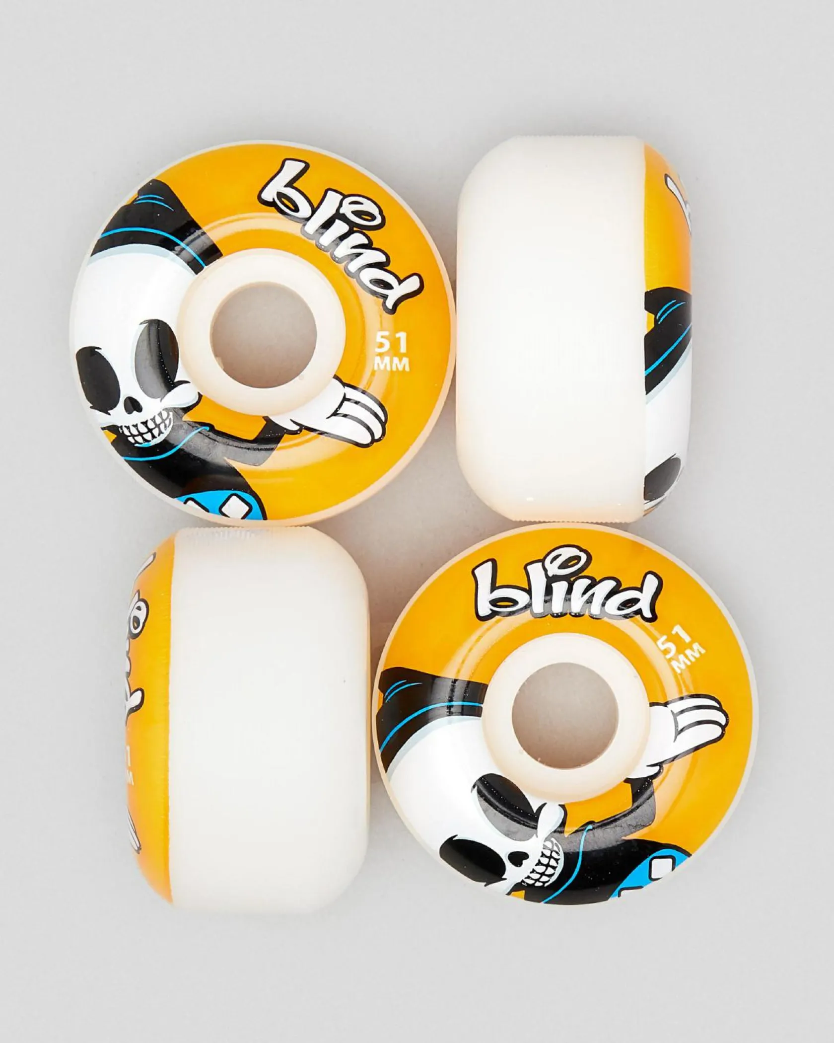 Blind Reaper Character 51mm Skateboard Wheels Orange Clearance