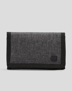 Lucid Reason Trifold Wallet Black Herringbone Sale