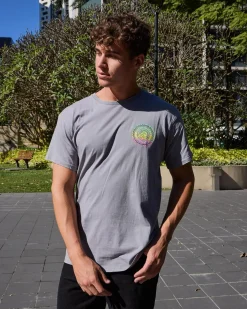 Jacks Recollection T-Shirt Lt Grey Acid Sale