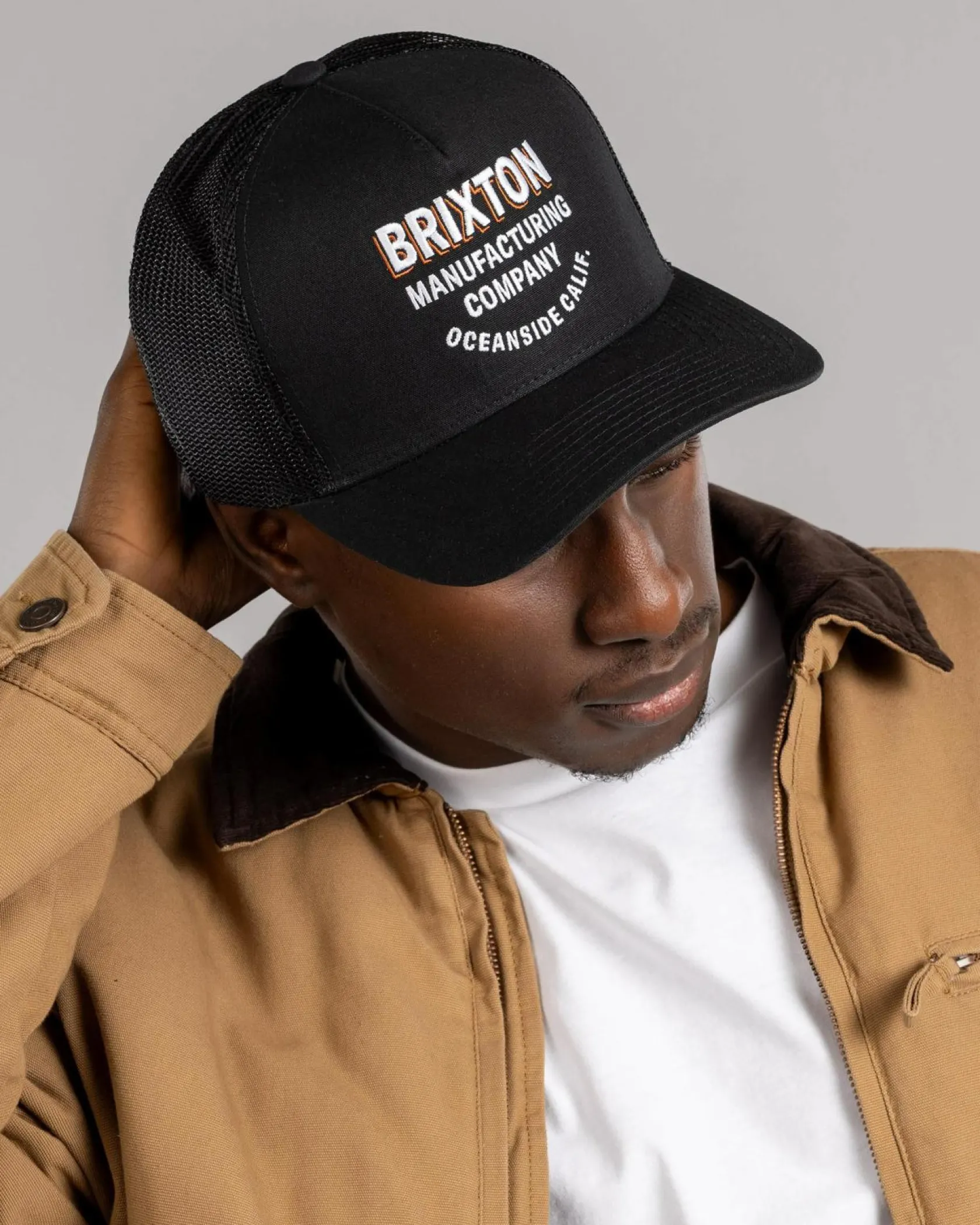 Brixton Redoubt C MP Trucker Cap Black/black Outlet