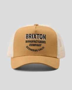 Brixton Redoubt C MP Trucker Cap Washed Copper/sand Best