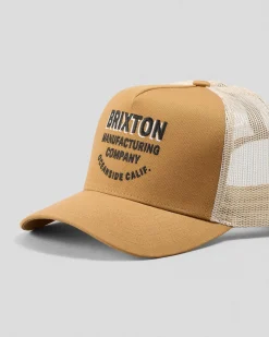 Brixton Redoubt C MP Trucker Cap Washed Copper/sand Best