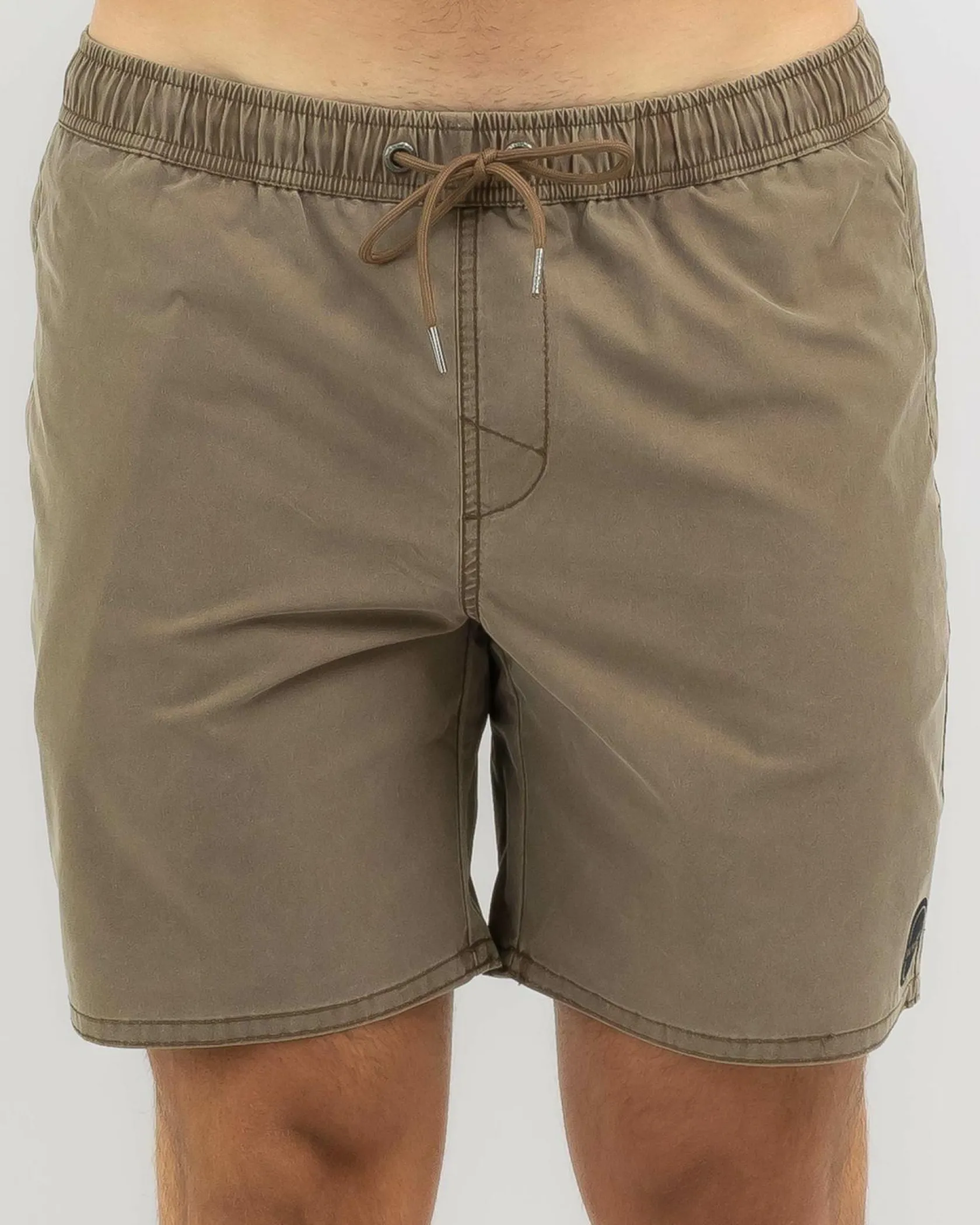 Skylark Reef Elastic Waist Shorts Tan Best