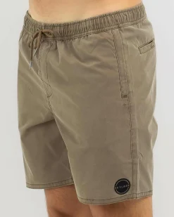 Skylark Reef Elastic Waist Shorts Tan Best