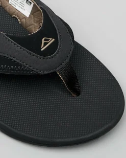 Reef Fanning Thongs Black/brown Discount