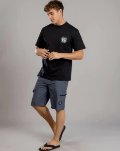Salty Crew Reel Fly Classic T-Shirt Black Outlet