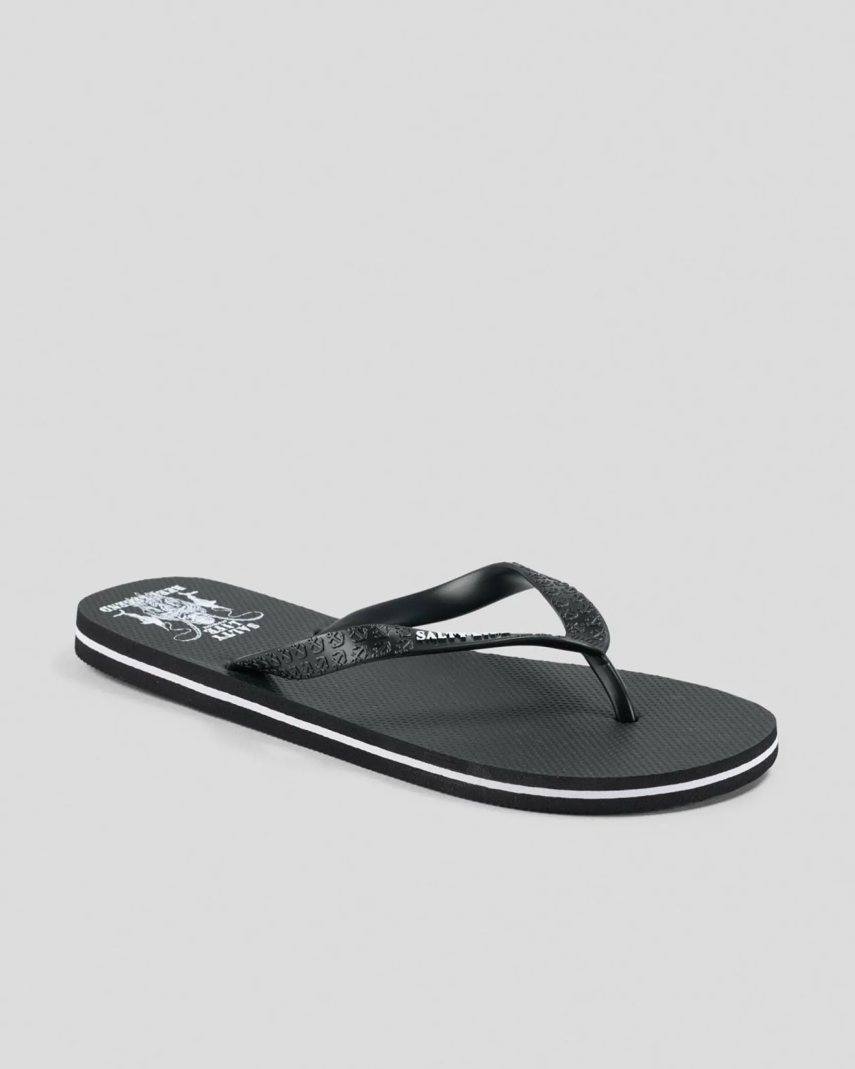 Salty Life Reel Legend Thongs Black/white Discount