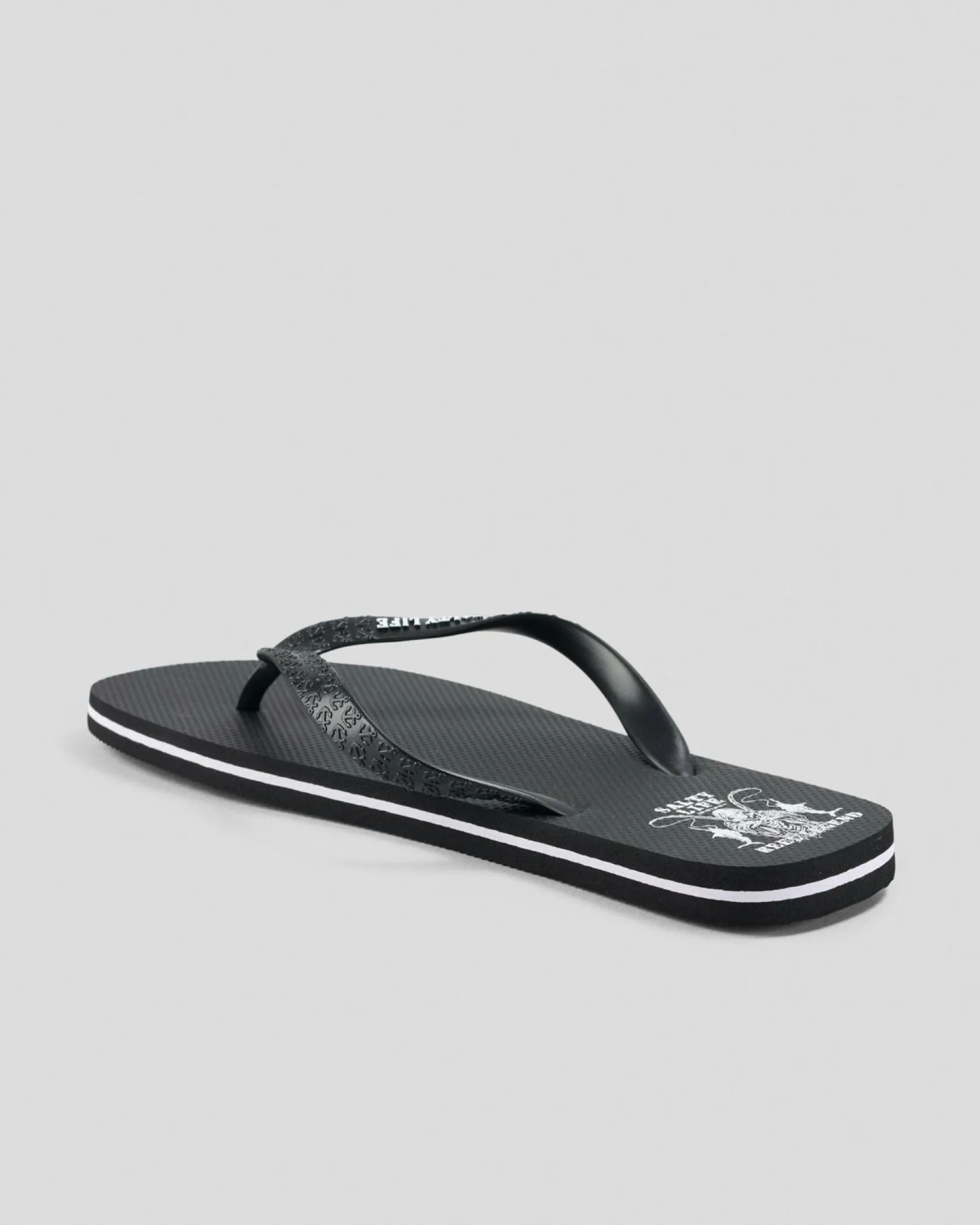 Salty Life Reel Legend Thongs Black/white Discount