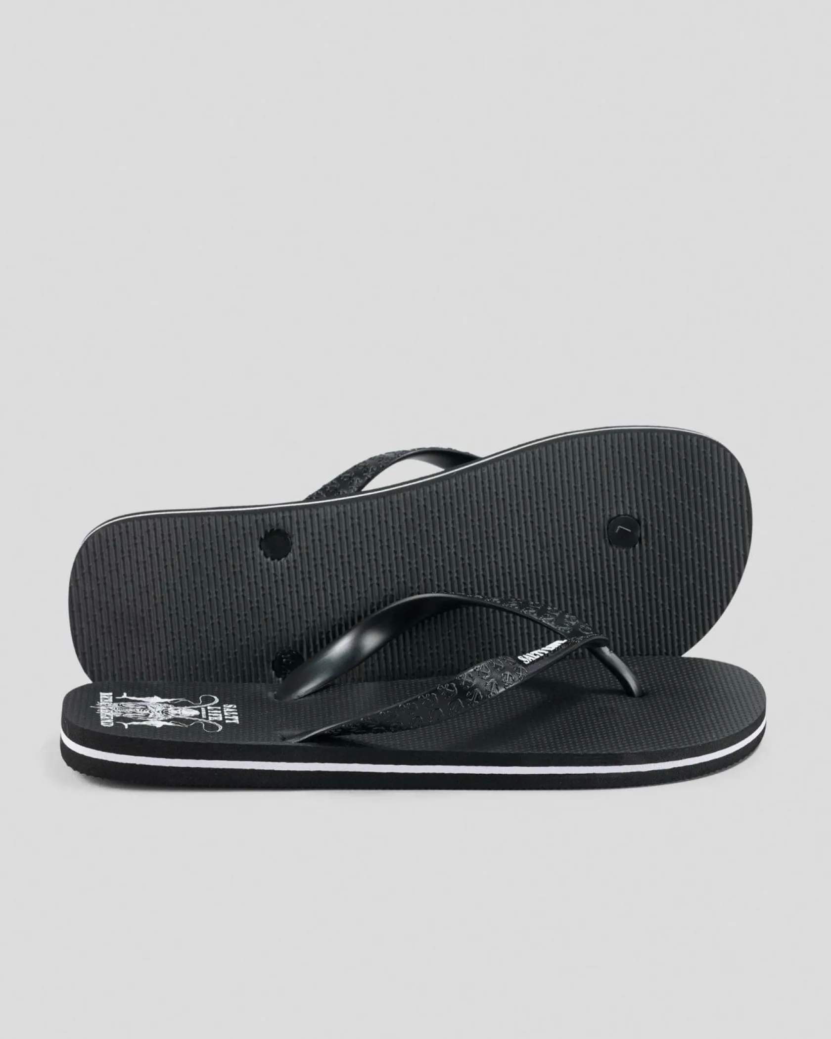 Salty Life Reel Legend Thongs Black/white Discount