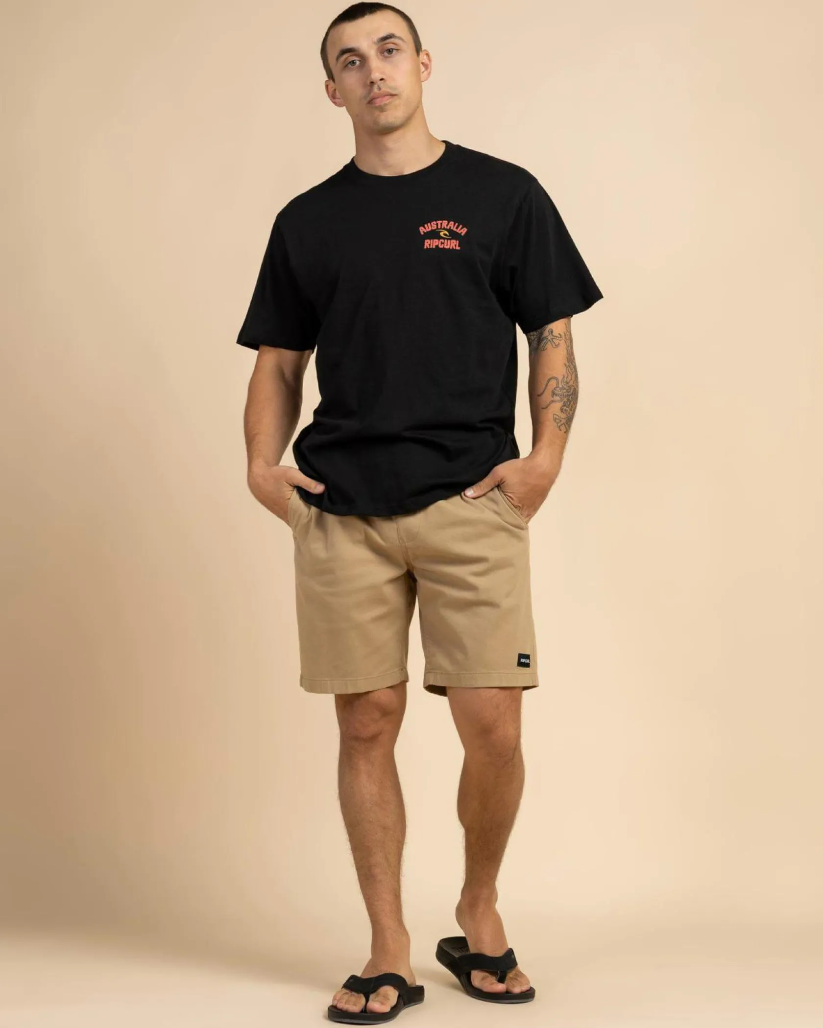 Rip Curl Re-Entry Volley Walk Shorts Khaki Online