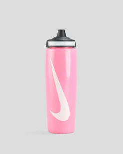 Nike Refuel Grip 709ml Drink Bottle Pink Glow