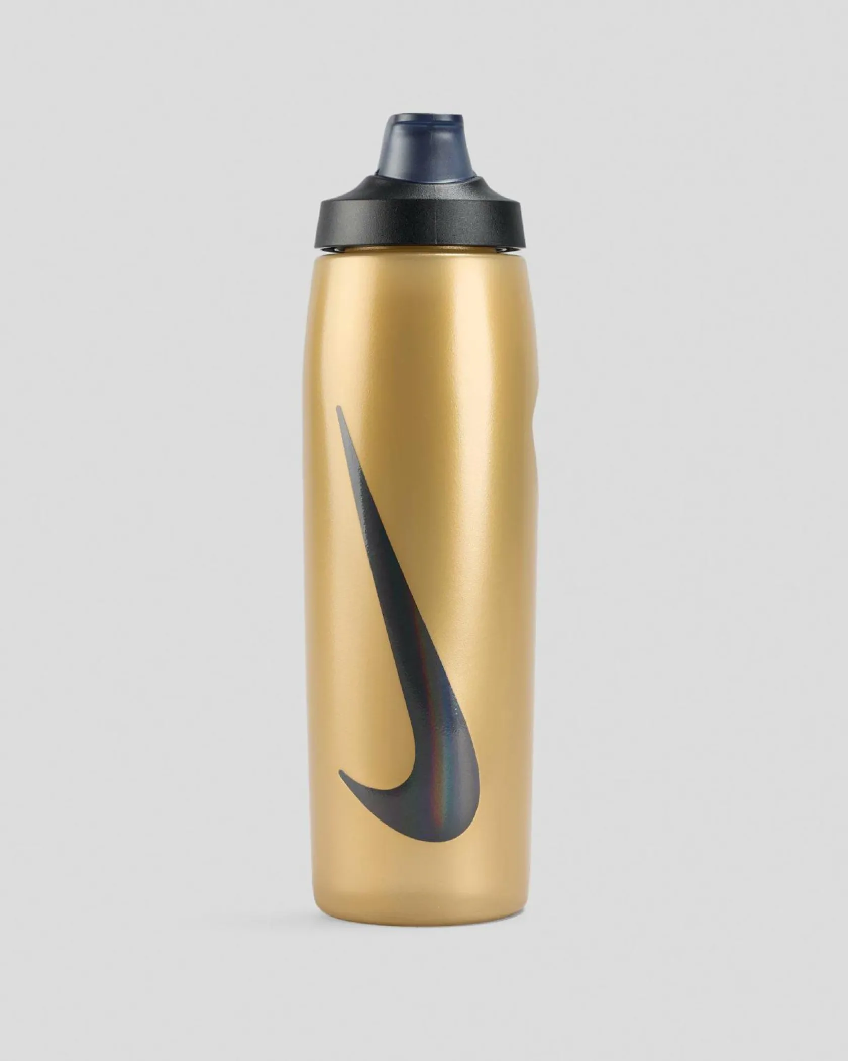 Nike Refuel Locking Lid 950ml Drink Bottle Gold/black New