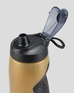 Nike Refuel Locking Lid 950ml Drink Bottle Gold/black New