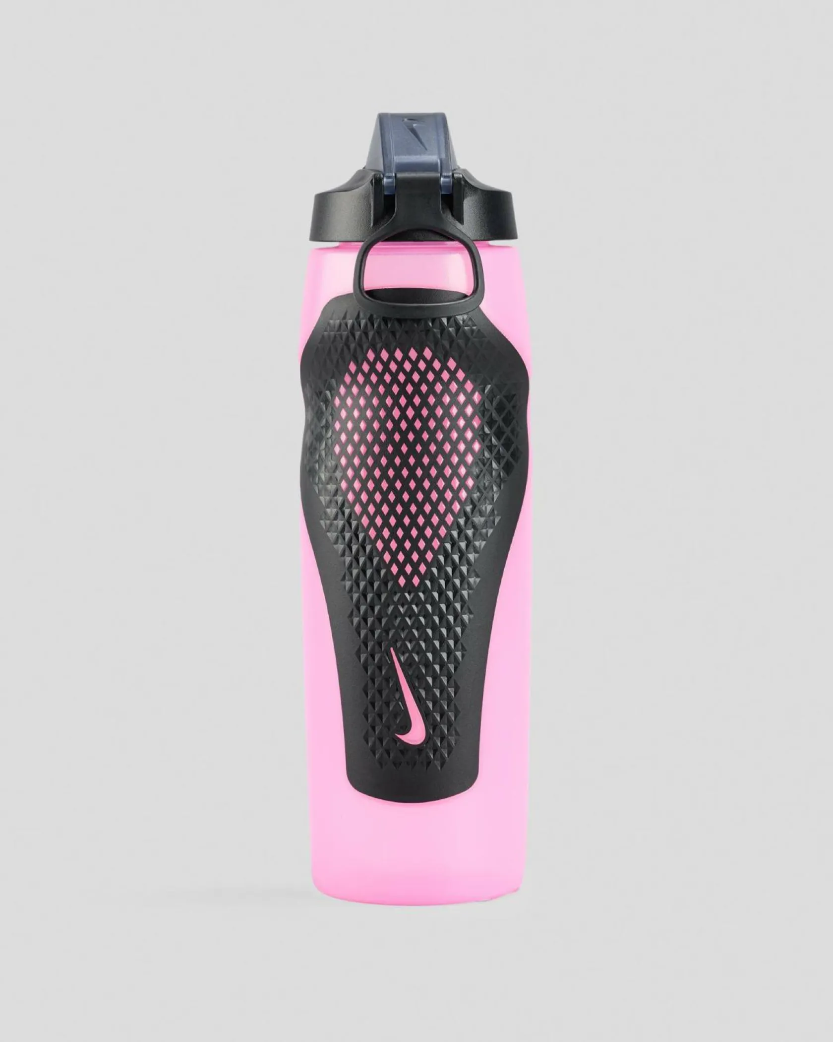 Nike Refuel Locking Lid 950ml Drink Bottle Pink/silver Hot