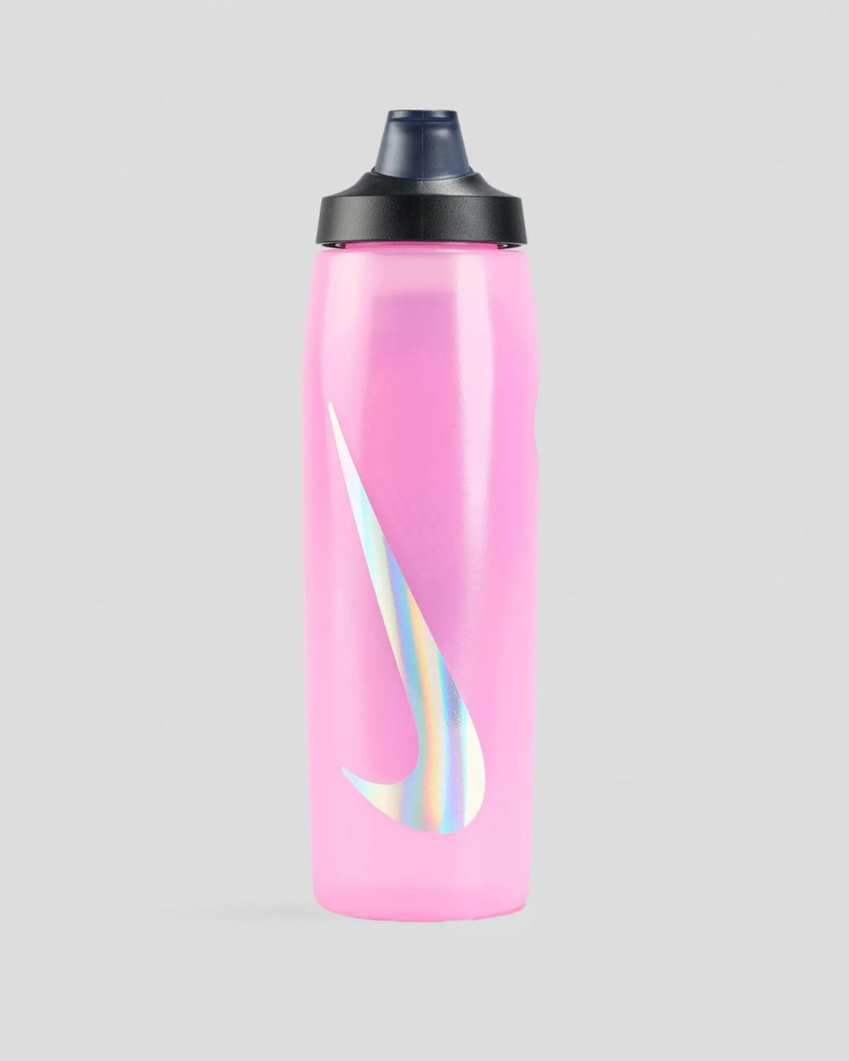 Nike Refuel Locking Lid 950ml Drink Bottle Pink/silver Hot