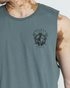 Sparta Regiment Muscle Tank Teal