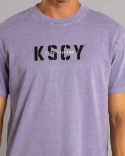 Kiss Chacey Reinforced Relaxed T-Shirt Pigment Lavender Grey Sale